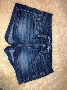 American Eagle Outfitters Navy Blue Denim short Shorts